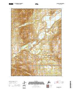 2018 Map of Iliamna D-5 NE, 2018 Print