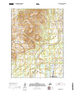 USGS Topographic Map – Iliamna D-6 SE
