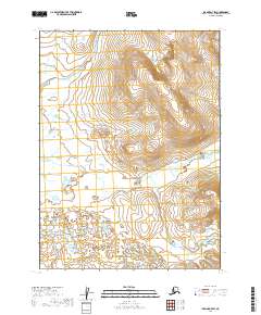 2019 Map of Iliamna D-7 SW, 2019 Print