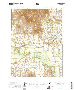 2019 Map of Iliamna D-8 NW, 2019 Print