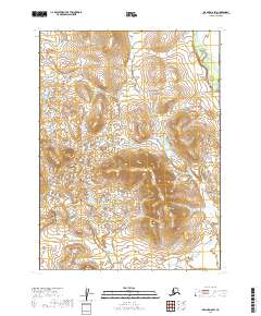 2019 Map of Iliamna D-8 SW, 2019 Print