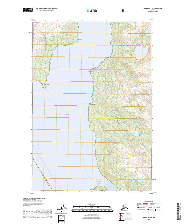 USGS Topographic Map – Juneau A-1 NE