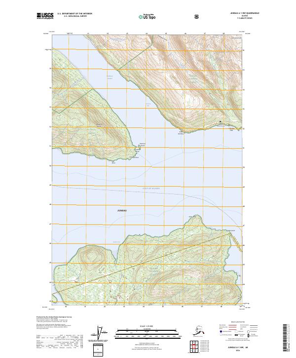 USGS Topographic Map – Juneau A-1 NW