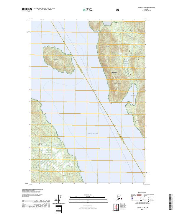 USGS Topographic Map – Juneau A-1 SE