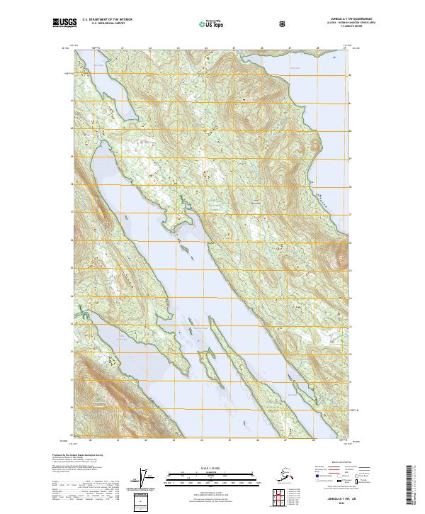 USGS Topographic Map – Juneau A-1 SW
