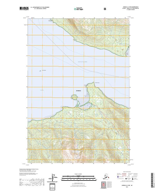 USGS Topographic Map – Juneau A-2 NW