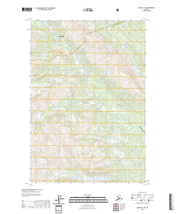 USGS Topographic Map – Juneau A-2 SE