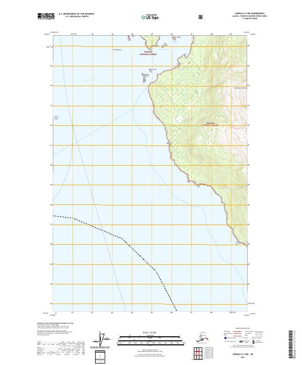 USGS Topographic Map – Juneau A-3 NW