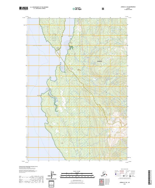 USGS Topographic Map – Juneau A-3 SE