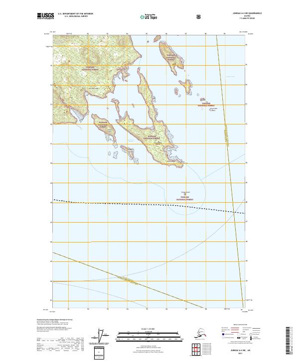 USGS Topographic Map – Juneau A-4 NE