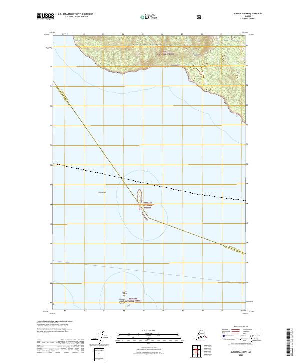 USGS Topographic Map – Juneau A-4 NW