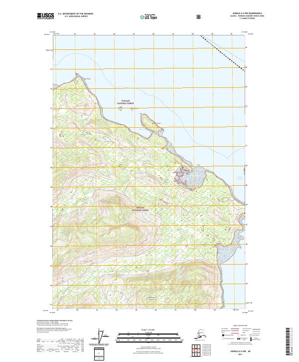 USGS Topographic Map – Juneau A-5 NW