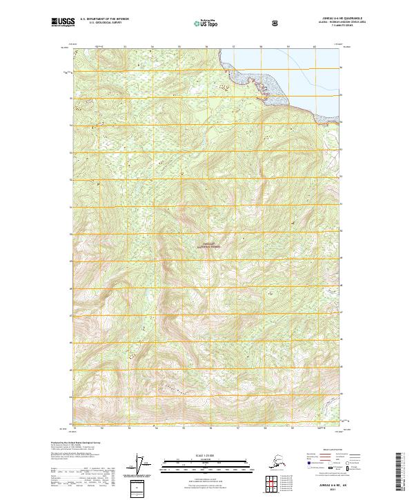 USGS Topographic Map – Juneau A-6 NE