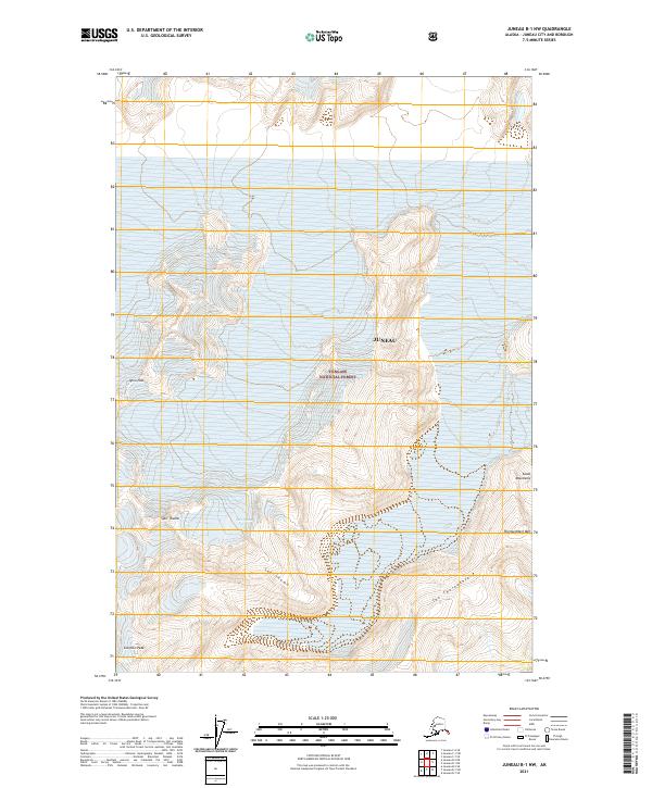 USGS Topographic Map – Juneau B-1 NW