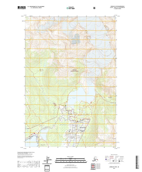 USGS Topographic Map – Juneau B-2 NW