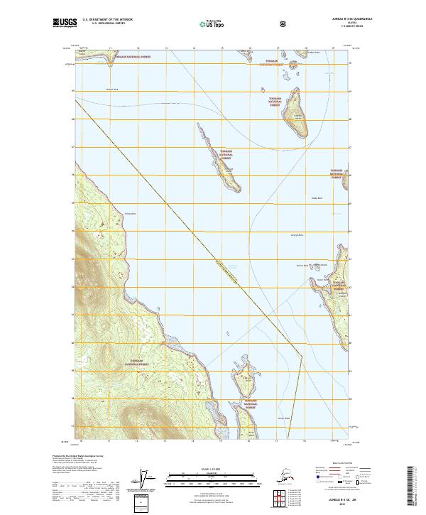 USGS Topographic Map – Juneau B-3 SE