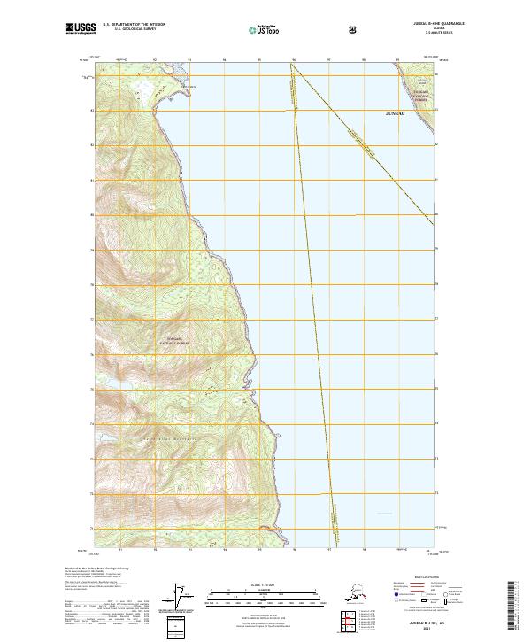 USGS Topographic Map – Juneau B-4 NE