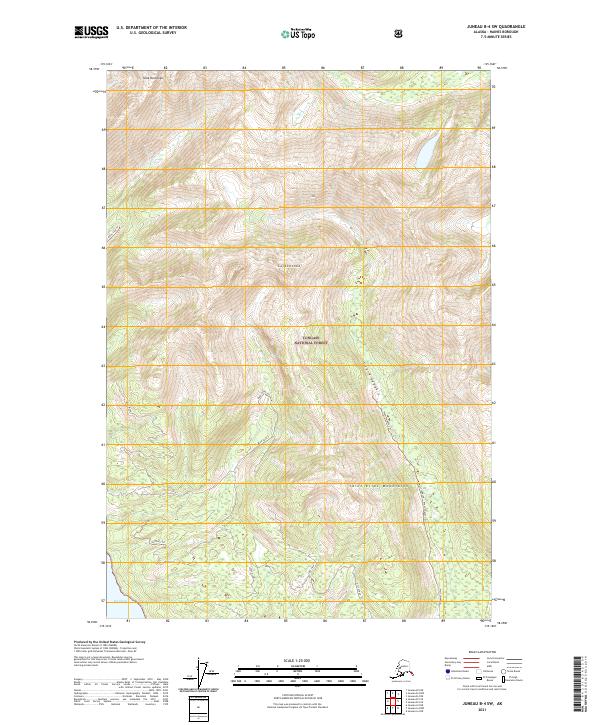 USGS Topographic Map – Juneau B-4 SW