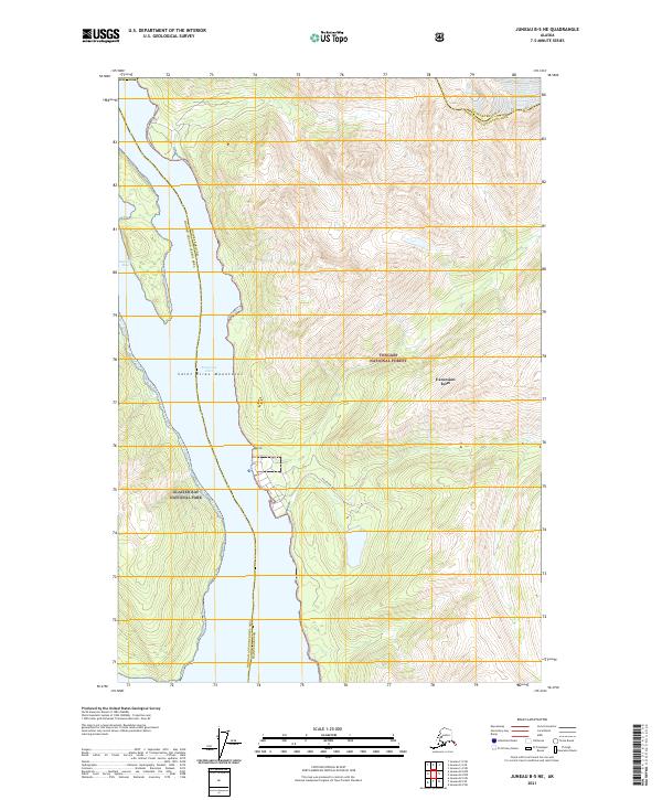 USGS Topographic Map – Juneau B-5 NE