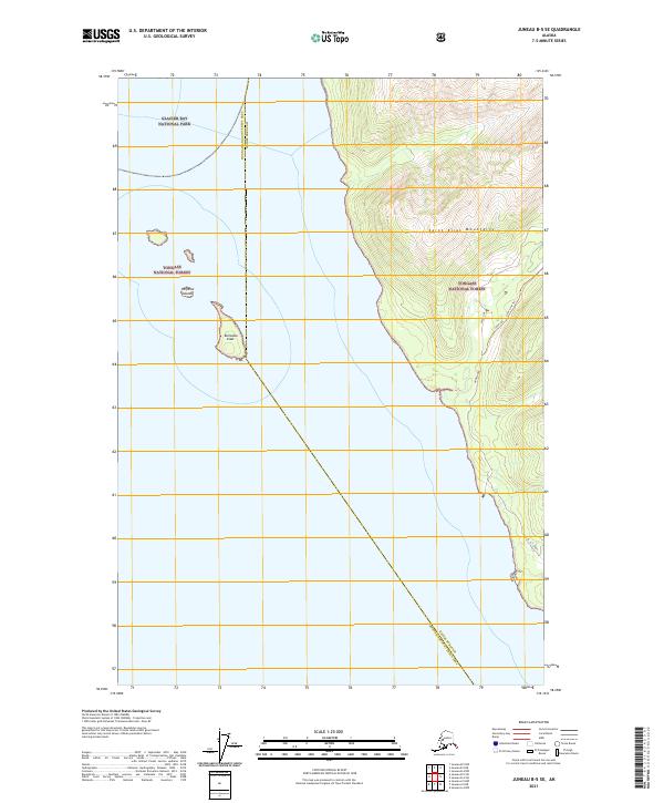 USGS Topographic Map – Juneau B-5 SE