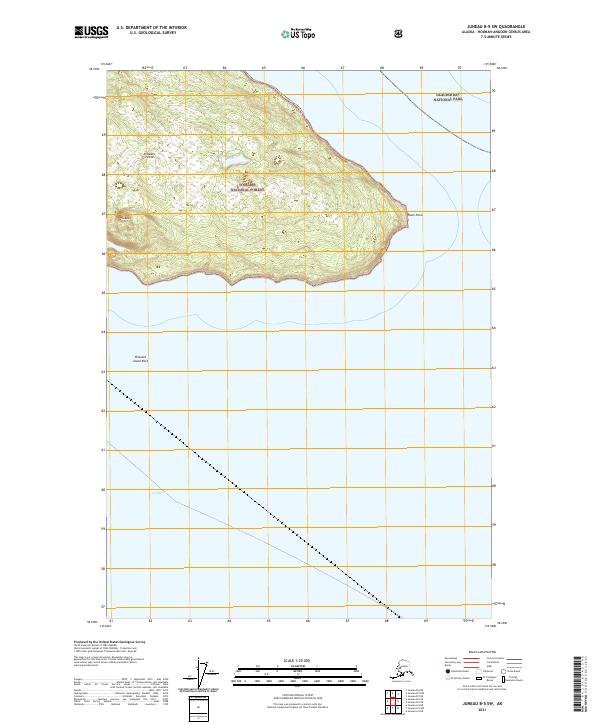 USGS Topographic Map – Juneau B-5 SW