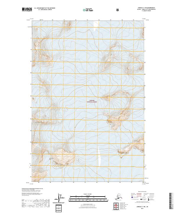 USGS Topographic Map – Juneau C-1 NE