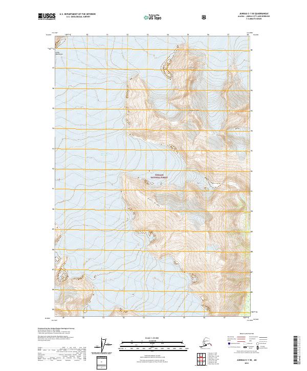 USGS Topographic Map – Juneau C-1 SE