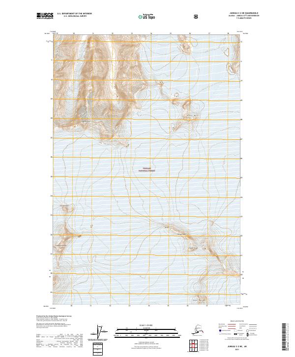 USGS Topographic Map – Juneau C-2 NE