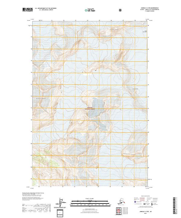 USGS Topographic Map – Juneau C-2 SW