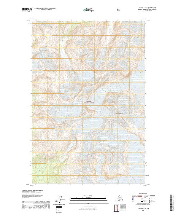 USGS Topographic Map – Juneau C-3 NE