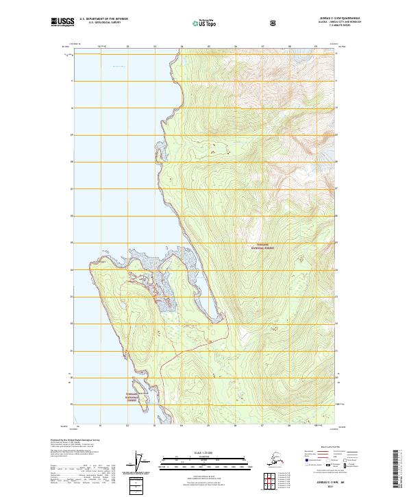 USGS Topographic Map – Juneau C-3 NW