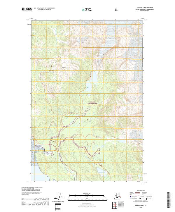 USGS Topographic Map – Juneau C-3 SE