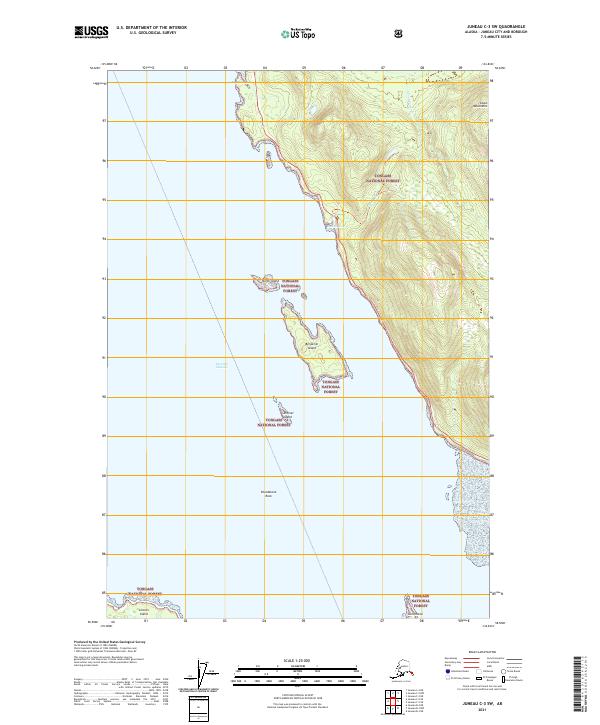 USGS Topographic Map – Juneau C-3 SW