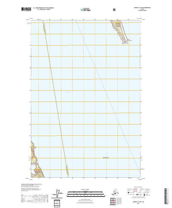 USGS Topographic Map – Juneau C-4 NE