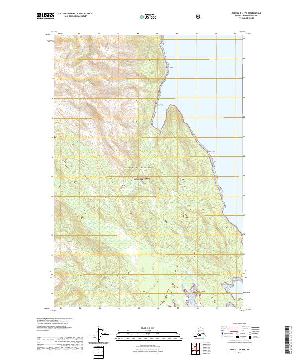 USGS Topographic Map – Juneau C-4 NW