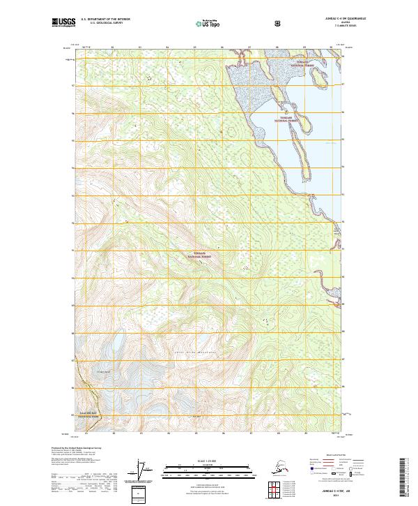 USGS Topographic Map – Juneau C-4 SW