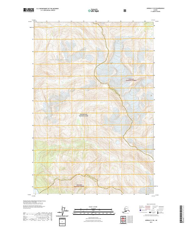 2021 Map of Juneau C-5 SE, 2021 Print