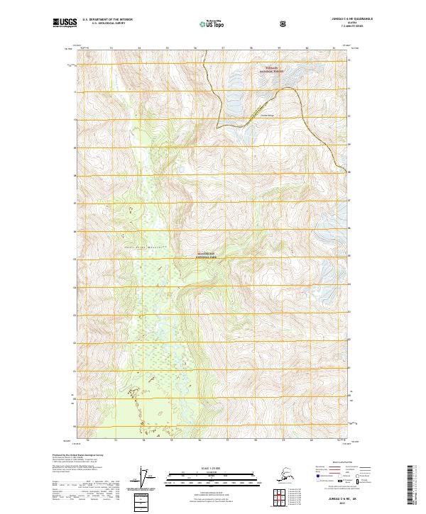 2021 Map of Juneau C-6 NE, 2021 Print