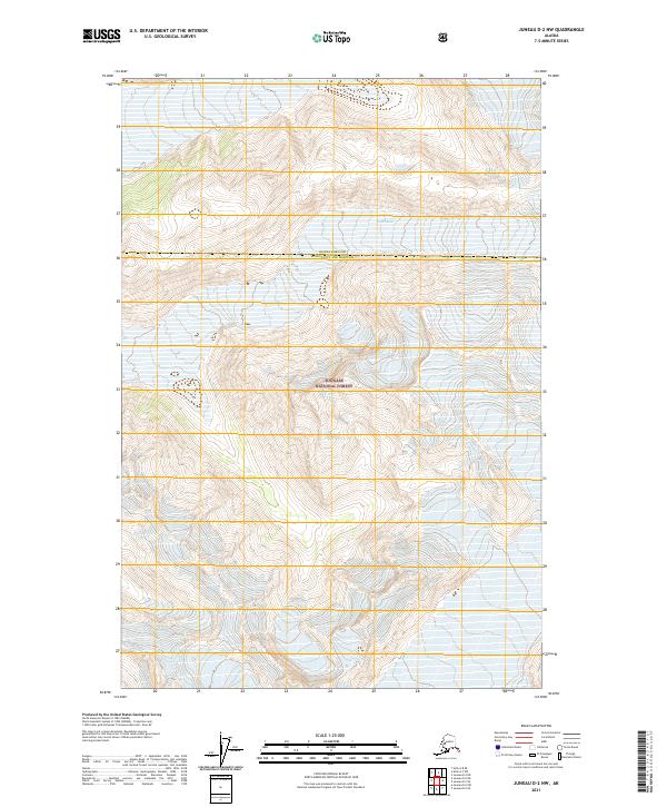 USGS Topographic Map – Juneau D-2 NW