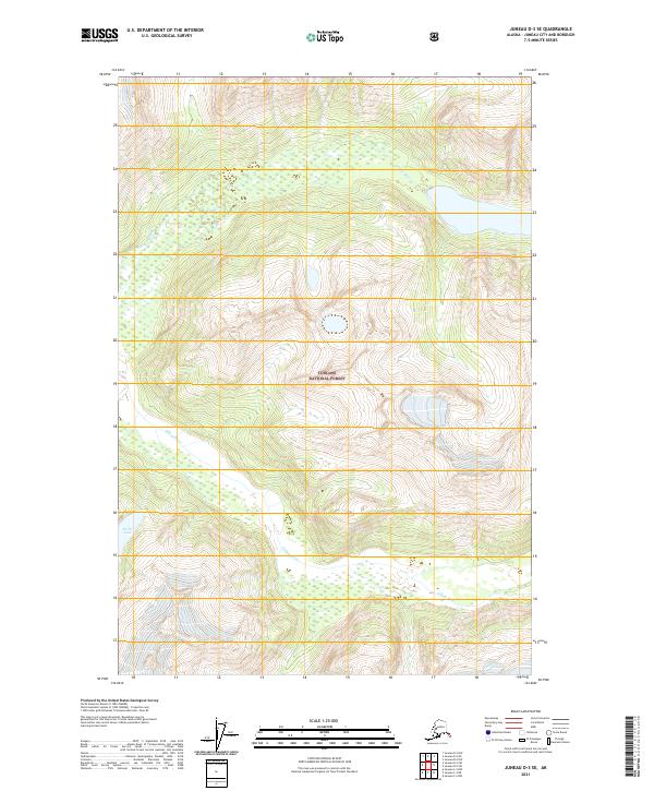 USGS Topographic Map – Juneau D-3 SE