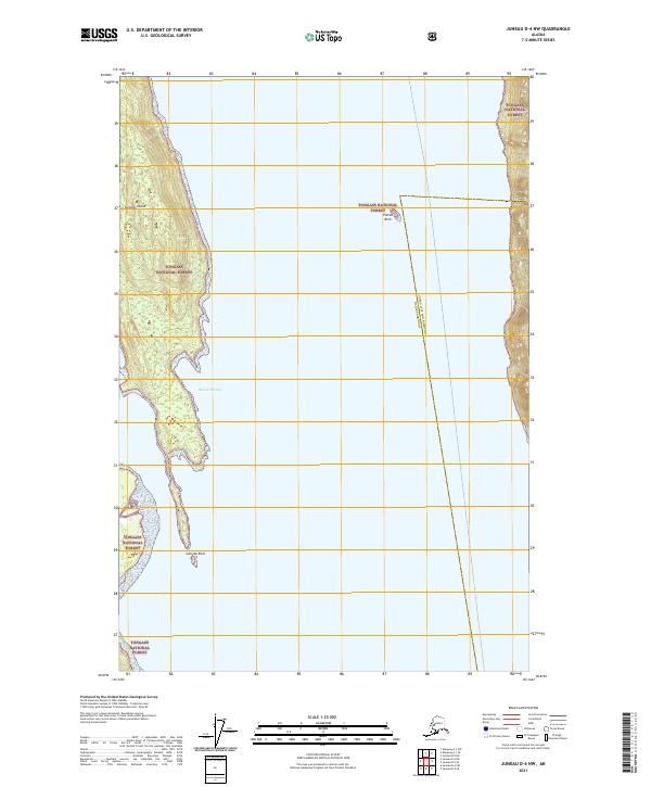 USGS Topographic Map – Juneau D-4 NW