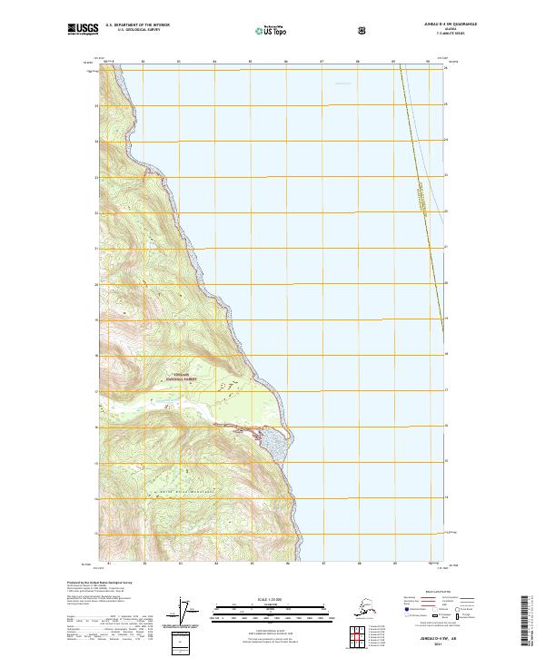 USGS Topographic Map – Juneau D-4 SW