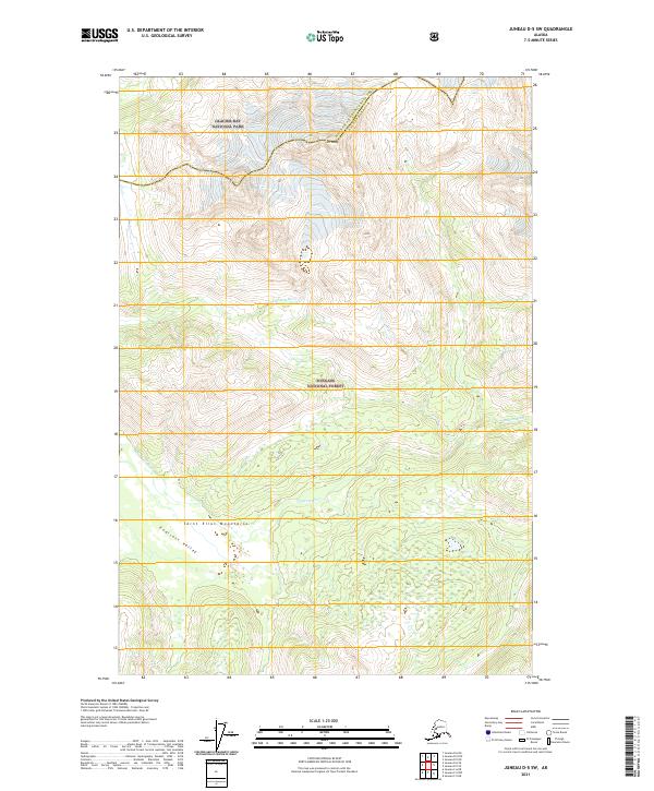 USGS Topographic Map – Juneau D-5 SW
