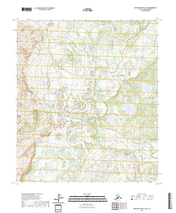 USGS Topographic Map – Kantishna River A-2 NE