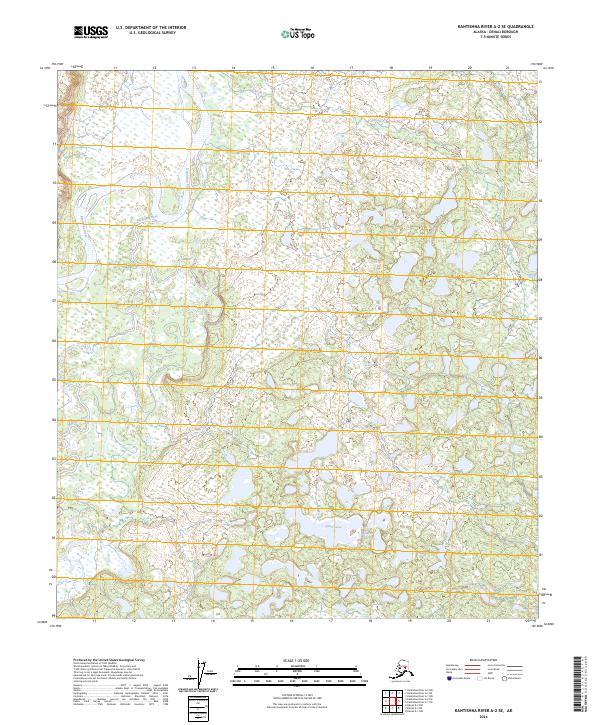 USGS Topographic Map – Kantishna River A-2 SE