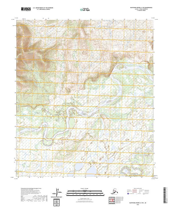 USGS Topographic Map – Kantishna River A-2 SW