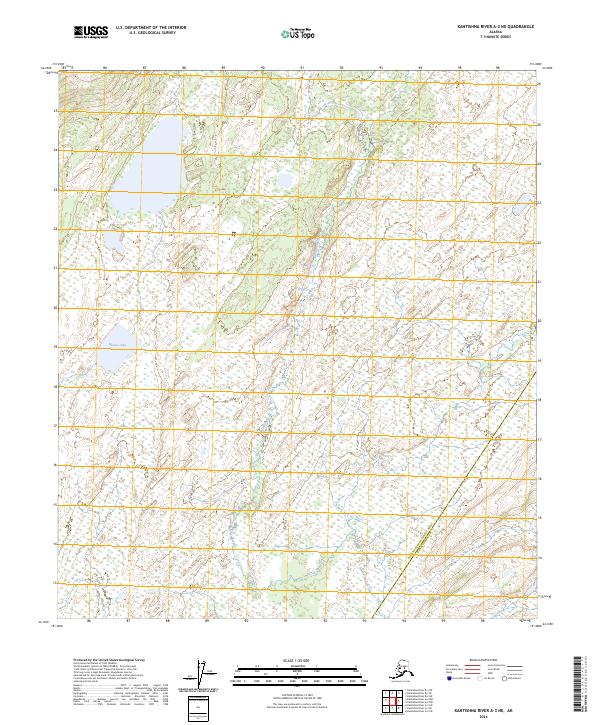USGS Topographic Map – Kantishna River A-3 NE
