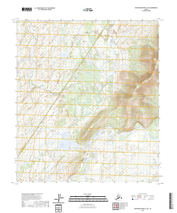 USGS Topographic Map – Kantishna River A-3 SE