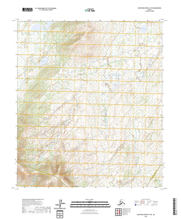 USGS Topographic Map – Kantishna River A-3 SW