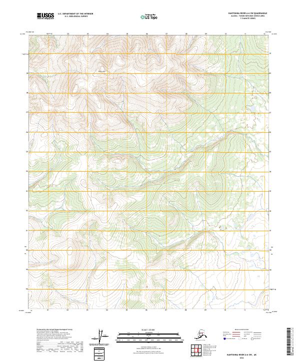 USGS Topographic Map – Kantishna River A-6 SW